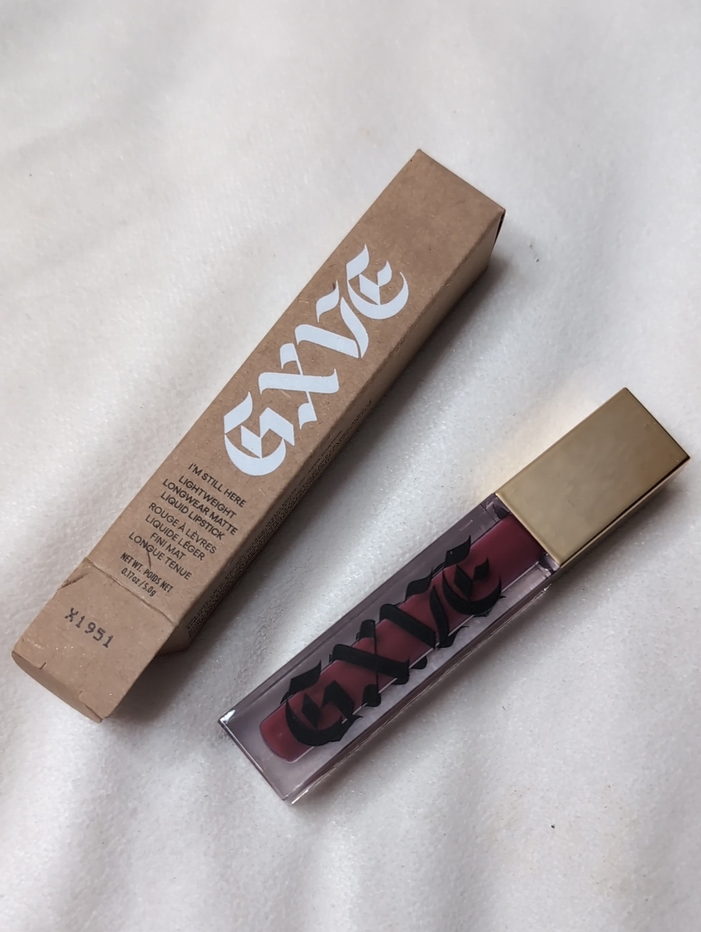 GXVE Gwen Stefani Lightweight Long wear Matte Liquid Lipstick I'm Still Here